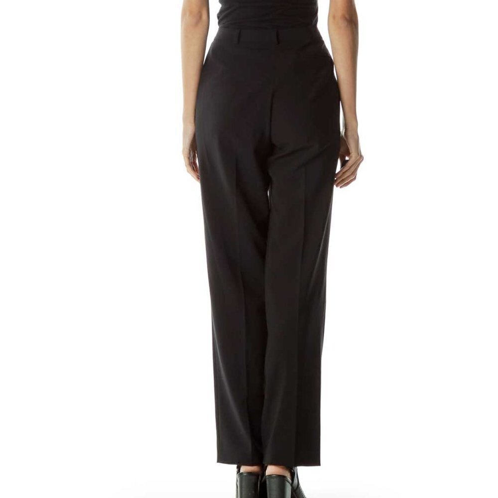 Lauren Ralph Lauren Black Straight Leg Pant - Picture 2 of 3